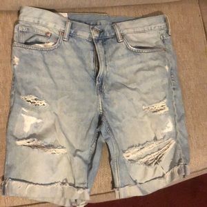 Light Blue Jean Shorts